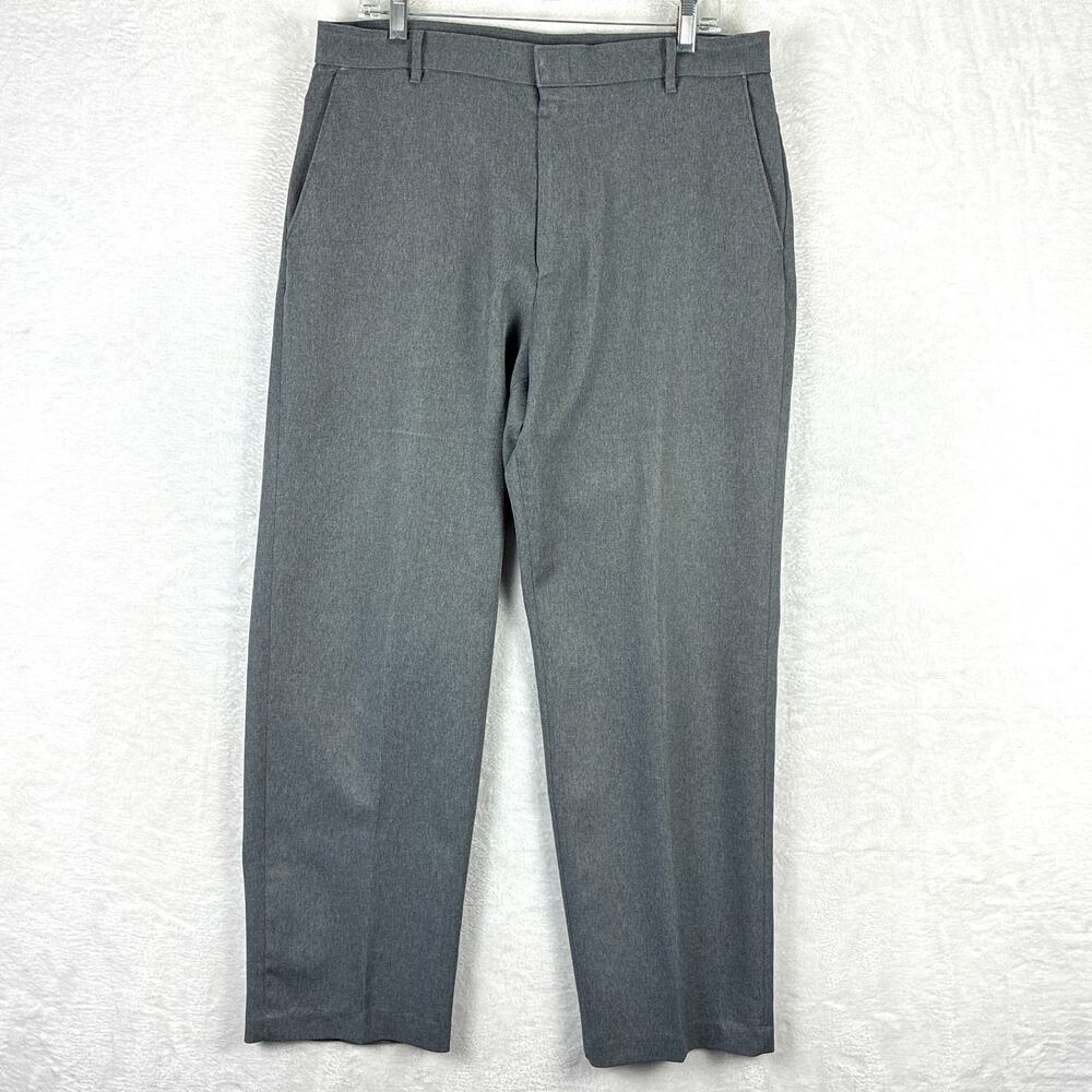VTG Levis Action Pants Slacks Mens 36x30 (34x30) Gray Dacron Preppy Classic 90s